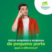 MICRO EMPRESA E EMPRESA DE PEQUENO PORTE, QUAL A DIFERNÇA?