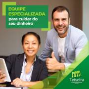 EQUIPE ESPECIALIZADA PARA CUIDAR DO SEU DINHEIRO
