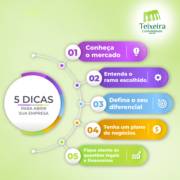 5 DICAS PARA ABRIR SUA EMPRESA