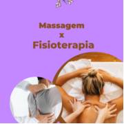 Qual a diferença entre fisioterapia e massagem