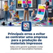 Principais erros a evitar ao contratar uma empresa para a produção de materiais impressos