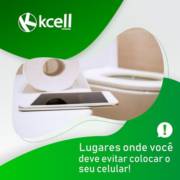 Lugares onde você deve evitar colocar o seu celular!