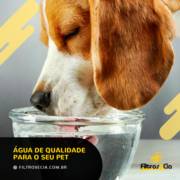 ÁGUA DE QUALIDADE PARA O SEU PET