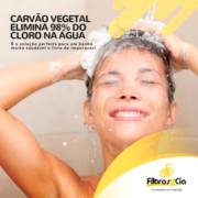 CARVÃO VEGETAL ELIMINA 98% DO CLORO NA ÁGUA