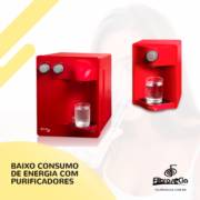 BAIXO CONSUMO DE ENERGIA COM PURIFICADORES