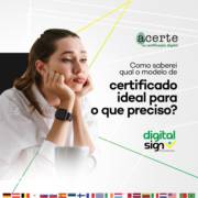 Como saber qual certificado preciso?