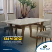 A CLÁSSICA MESA DE JANTAR EM VIDRO!