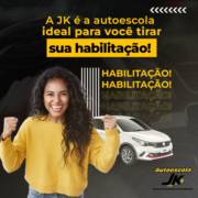 A autoescola JK é ideal para você.