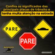Significado das placas