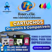 Cartuchos originais e compatíveis