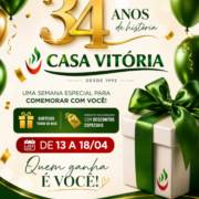 A Casa Vitória está em festa… e quem ganha é você!