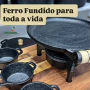 Jogo de Panela de Ferro Fundido