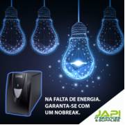 NA FALTA DE ENERGIA. GARANTA-SE COM UM NOBREAK.