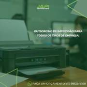 OUTSORSING DE IMPRESSÃO