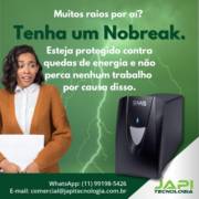 ⚡️⚡️Muitos raios por aí? ⚡️Tenha um Nobreak.