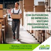 COM OUTSOURCING DE IMPRESSÃO VOCÊ NÃO PRECISA ESTOCAR SUPRIMENTOS