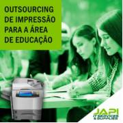 OUTSOURCING DE IMPRESSÃO PARA A ÁREA DE EDUCAÇÃO