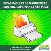 CONFIRA ALGUMAS DICAS PARA EVITAR PROBLEMAS EM SUA EMPRESSORA