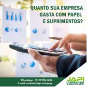QUANTO A SUA EMPRESA GASTA COM PAPEL E SUPRIMENTOS