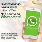 NOSSAS NOVIDADES VIA WHATSAPP