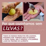 POR QUE NÃO COZINHAMOS COM LUVAS?