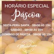 Fiquem atentos com os horários especiais de Páscoa