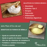 POR QUE UTILIZAMOS A FARINHA DE SÊMOLA
