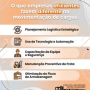 O que empresas eficientes fazem diferente na movimentação de cargas