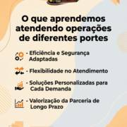 O que aprendemos atendendo operações de diferentes portes