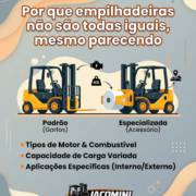Por que empilhadeiras não são todas iguais, mesmo parecendo