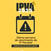 IPVA 2025 PR: última semana para pagar 5ª parcela sem multa