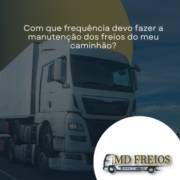 Manutenção de freios de caminhão: quando fazer e quais sinais indicam problemas