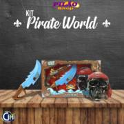 Hallowen na Pilão Shop Kit Pirata World.