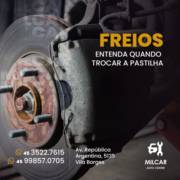 Saiba quando trocar as pastilhas de freio
