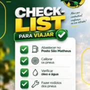 Vai pegar a estrada? Primeiro, faça o checklist e garanta o bom funcionamento do seu veículo!