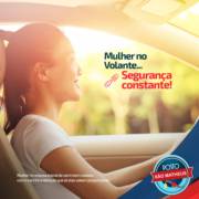 Mulher no volante... é segurança certa!
