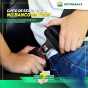 Cinto de segurança no banco de trás