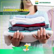 Sua roupa lavada e passada