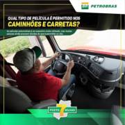 Qual tipo de película é permitido nos caminhões e carretas!