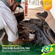 Serviço completo: Troca de óleo + filtro