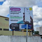 Sua marca em tamanho grande para ser vista por toda a cidade
