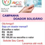 Seja um doador da AVCC Mineiros
