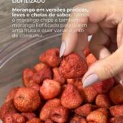 Morango crocante? Sim, e ele é liofilizado, você já provou essa novidade?