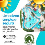 Aproveite nosso amplo espaço com as mais diversas piscinas com diversão para toda a família!