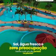 Modo Paz Ativado: Sol, Água e Sossego