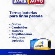 Baterias para linha pesada: ônibus, caminhão e muito mais!