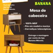 Mesa de Cabeceira com Estilo e Funcionalidade no Banana Móveis em Mineiros