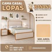 Cama de Casal Lopas – Conforto, Elegância e Qualidade para Seu Quarto