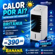 Climatizador Britânia 4 Litros: refresque seu ambiente com praticidade