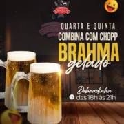Dobradinha de Chopp é só aqui na Churrascaria Sudoeste!